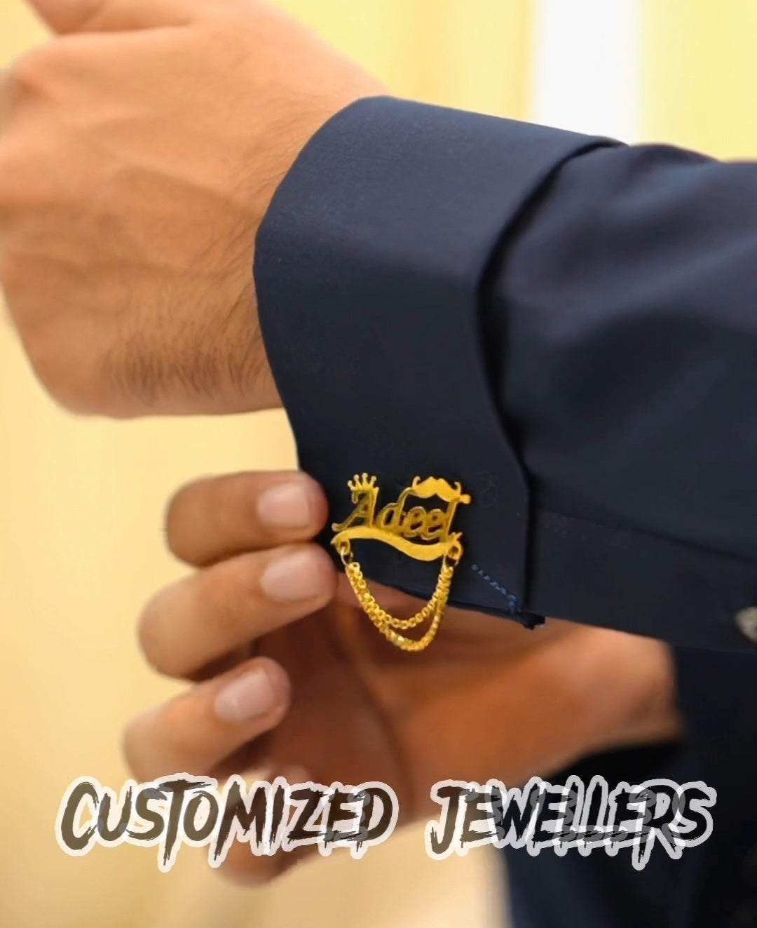 24k Stud Cufflinks